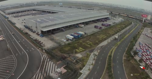 某市機場物流中心全景監(jiān)控項目案例之一圖片