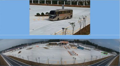 廣東省某高速公路服務區(qū)智能追蹤項目完工圖片